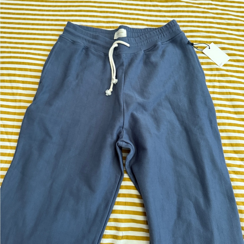 Aimé Leon Dore Herringbone Terry Uniform Sweatpant 'Vintage Indigo'